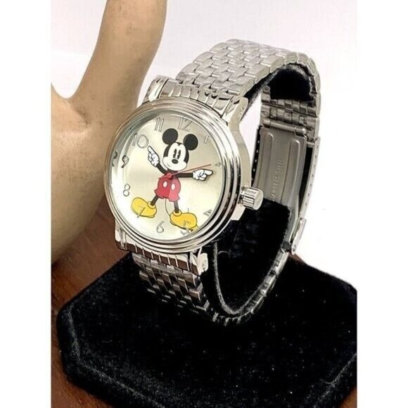 Disney Mickey Mouse Women\'s Watch WDS000684 Quartz 38mm Silver Dial Steel main image 5